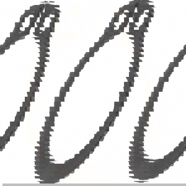 External Retaining Ring: 13.4 mm Groove Dia, 14 mm Shaft Dia, Spring Steel, Phosphate Finish