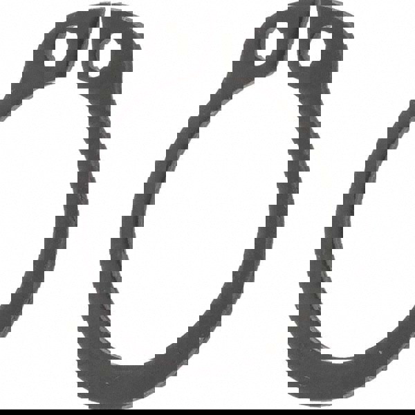 External Retaining Ring: 14.3 mm Groove Dia, 15 mm Shaft Dia, Spring Steel, Phosphate Finish