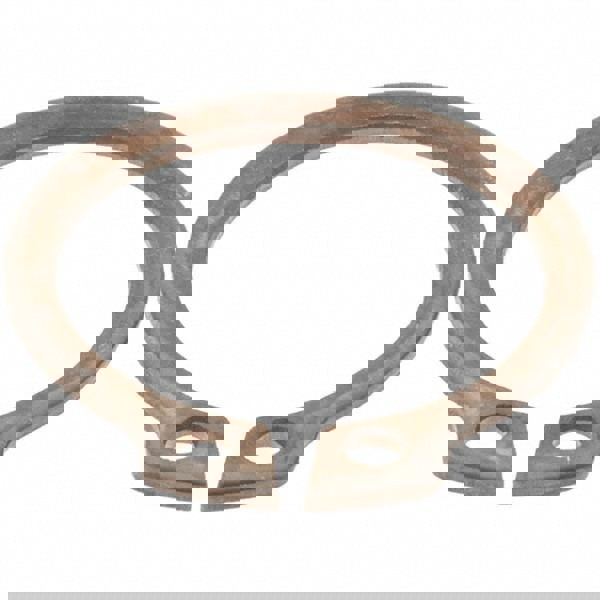 External Snap Retaining Ring: 19 mm Groove Dia, 20 mm Shaft Dia, 420 Steel