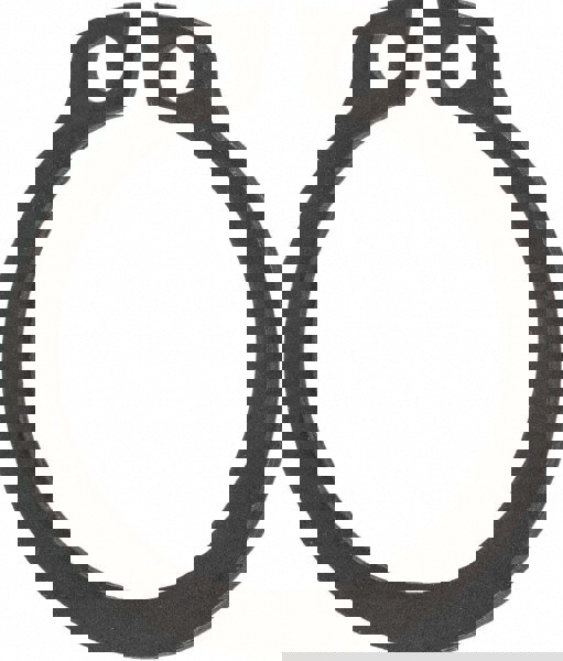 External Retaining Ring: 19 mm Groove Dia, 20 mm Shaft Dia, 1060-1090 Spring Steel, Phosphate Finish