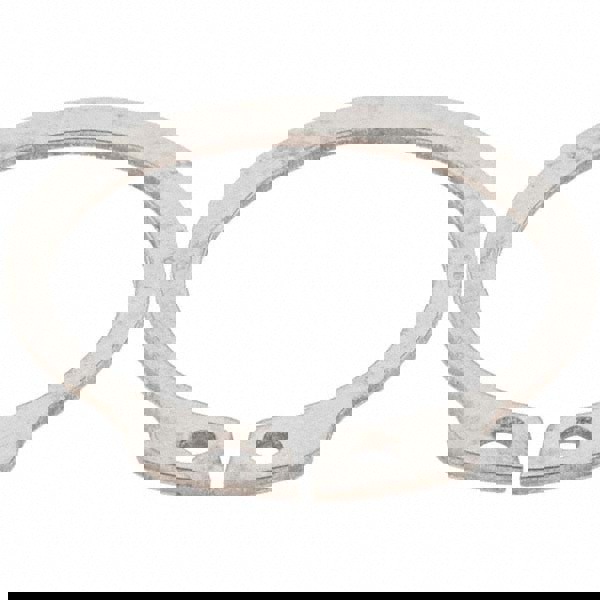 External Retaining Ring: 23.9 mm Groove Dia, 25 mm Shaft Dia, 420 Stainless Steel, Phosphate Finish