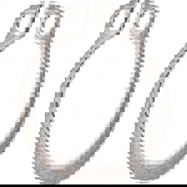 External Retaining Ring: 37.5 mm Groove Dia, 40 mm Shaft Dia, DIN 1.4122 Stainless Steel