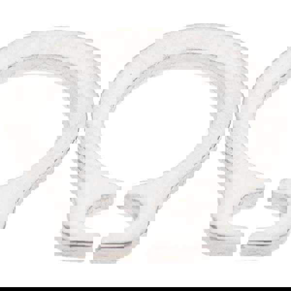 External Retaining Ring: 5.7 mm Groove Dia, 6 mm Shaft Dia, 420 Stainless Steel