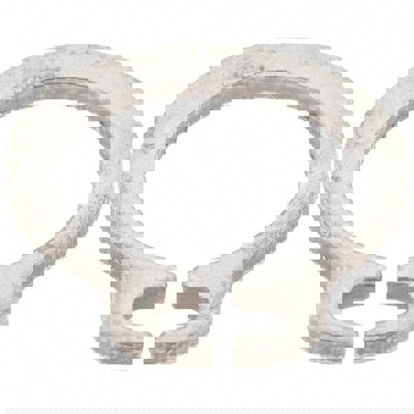 External Retaining Ring: 7.6 mm Groove Dia, 8 mm Shaft Dia, 420 Stainless Steel