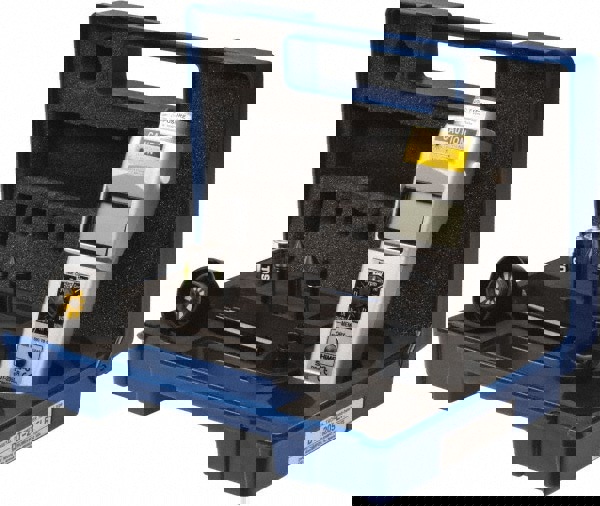 Accurate up to 0.006 +/- 1% Digit (6 RPM Max) (25,000 to 99,999 RPM), 1 RPM Resolution, Contact and Noncontact Tachometer