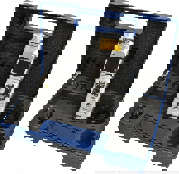 Accurate up to 0.006 +/- 1% Digit (6 RPM Max) (25,000 to 99,999 RPM), 1 RPM Resolution, Contact and Noncontact Tachometer