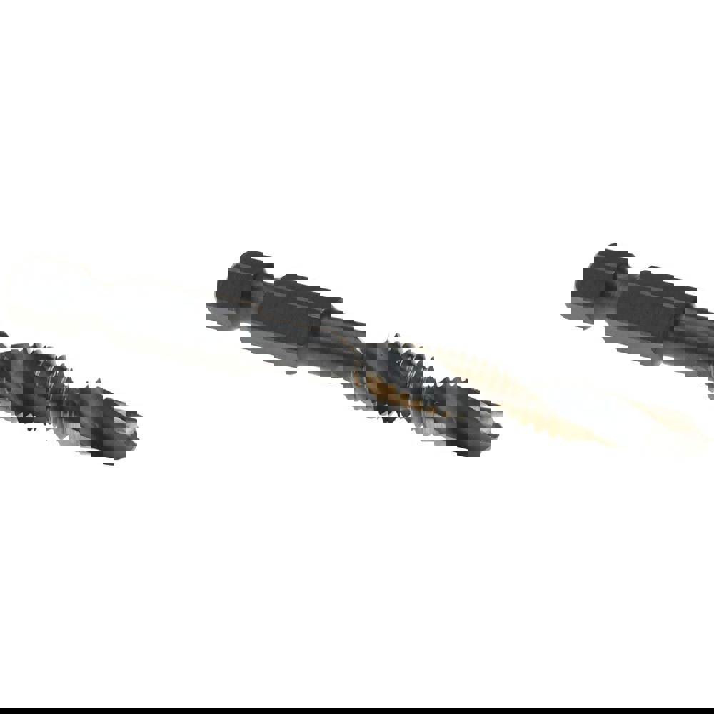 Combination Drill Tap: 1/4-20, 2 Flutes, High Molybdenum High Speed Steel