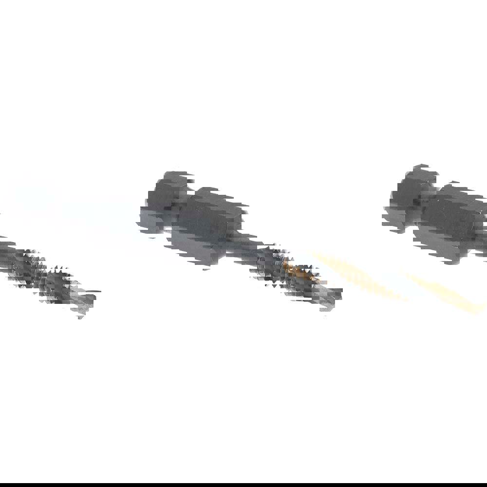 Combination Drill Tap: #6-32, 2 Flutes, High Molybdenum High Speed Steel