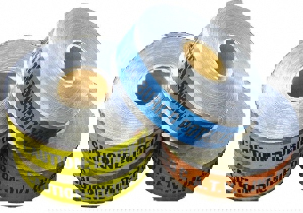 Caution: Buried Water Line Below, Detectable Underground Tape