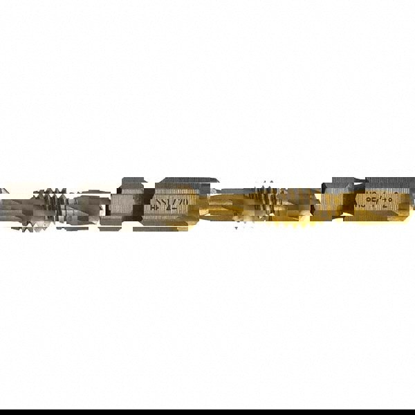 Combination Drill & Tap Sets; Minimum Thread Size: 1/4-20 in ; Maximum Thread Size: 1/4-20 in; M6x1.00 mm ; Number Of Flutes: 2.0 ; Coating: TiN ; Includes: Case; Quick-Change Adapter ; Number Of Pieces: 1