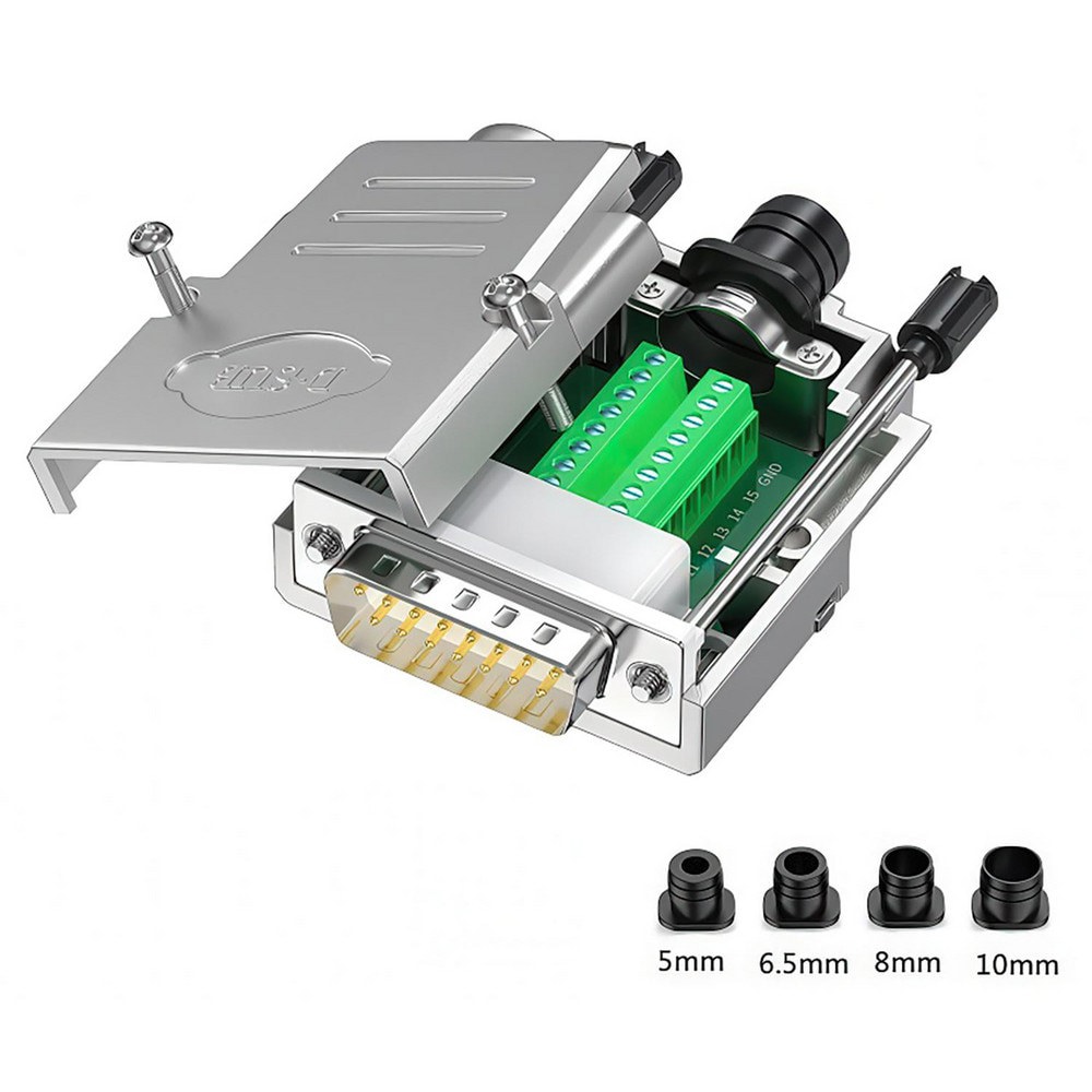 Computer Cable Accessories; Accessory Type: Adapter ; For Use With: Data Networks Serial Data Transmission Device Management Instrument Control ; Connection Type: D-Sub RS-232 Serial ; Number Of Connections: 15 ; Gender: Female ; Housing Material: Zinc