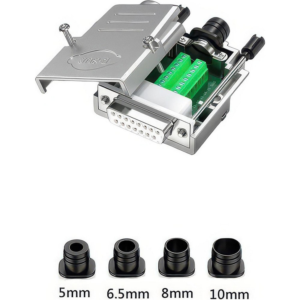 Computer Cable Accessories; Accessory Type: Adapter ; For Use With: Data Networks Serial Data Transmission Device Management Instrument Control ; Connection Type: D-Sub RS-232 Serial ; Number Of Connections: 15 ; Gender: Male ; Housing Material: Zinc