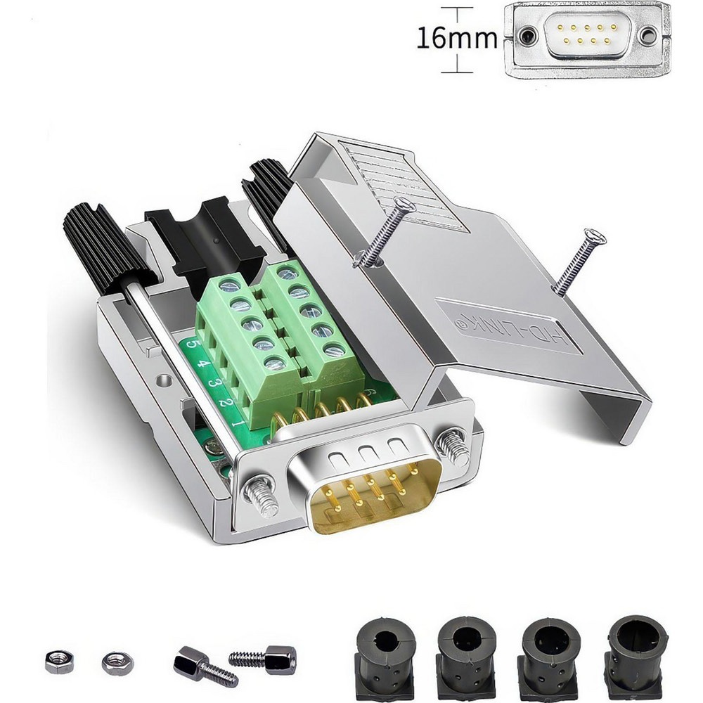 Computer Cable Accessories; Accessory Type: Adapter ; For Use With: Data Networks Serial Data Transmission Device Management Instrument Control ; Connection Type: D-Sub RS-232 Serial ; Number Of Connections: 9 ; Gender: Female ; Housing Material: Zinc