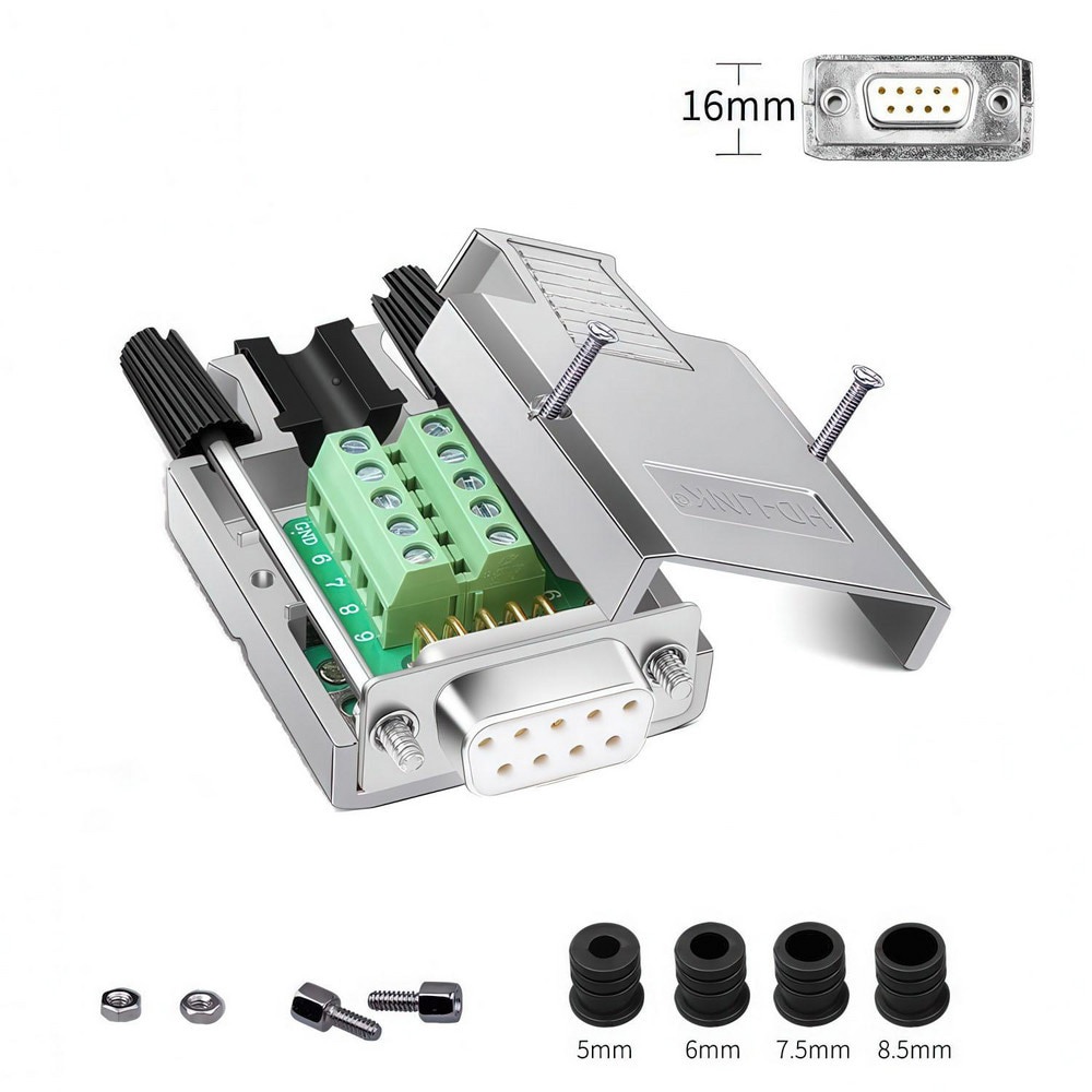 Computer Cable Accessories; Accessory Type: Adapter ; For Use With: Data Networks Serial Data Transmission Device Management Instrument Control ; Connection Type: D-Sub RS-232 Serial ; Number Of Connections: 9 ; Gender: Male ; Housing Material: Zinc