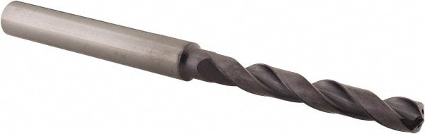 Jobber Length Drill Bit: 4.70 mm (0.1852) Dia, 140 deg, Solid Carbide