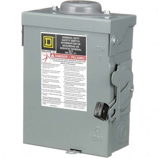Safety Switch: NEMA 3R, 30 Amp, 240V