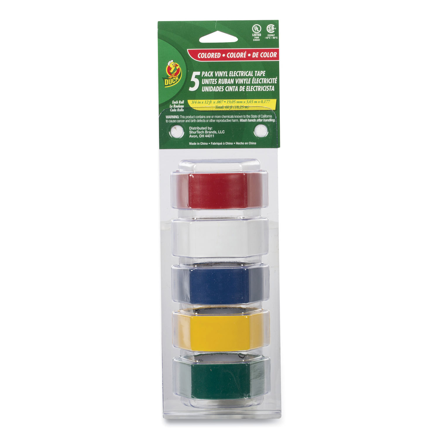 TAPE,ELCT,.75X12,5/PK,AST