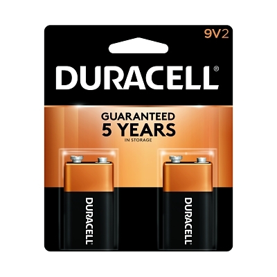 BATTERY,ALKLIN,2PK,9 VOLT