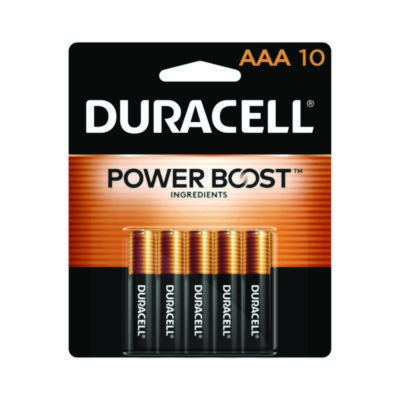 BATTERY,COPPRTOP,AAA,10PK