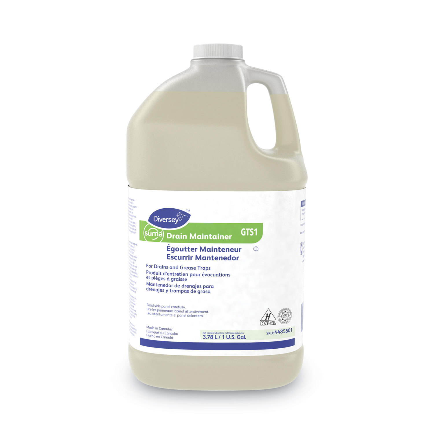 Drain Cleaners & Openers; Product Type: Drain Maintainer ; Form: Liquid ; Container Type: Jug ; Container Size: 1 gal ; Scent: Unscented ; For Use With: Drain; Grease Trap; Pipe; Septic System