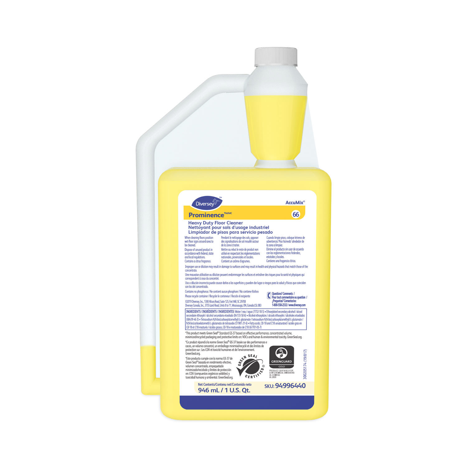 Floor Cleaners, Strippers & Sealers; Product Type: Heavy-Duty Floor Cleaner ; Container Type: Bottle ; Container Size (fl. oz.): 32.00
