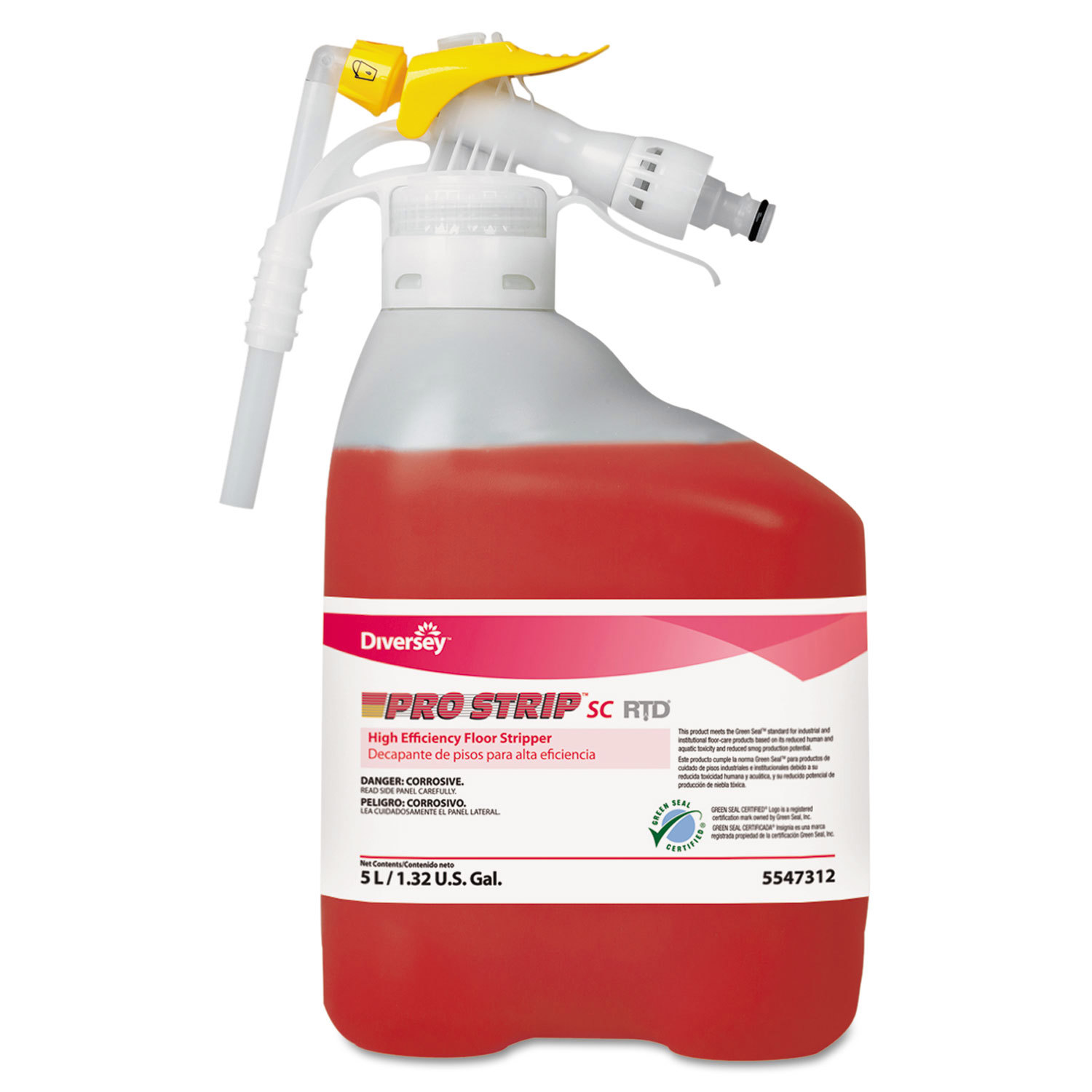 Floor Cleaners, Strippers & Sealers; Product Type: High Efficiency Floor Stripper ; Container Type: Spray Bottle ; Container Size (Gal.): 1.32 ; Material Application: Terrazzo; Concrete Floors ; Composition: Water Based ; Solution Type: Concentrated