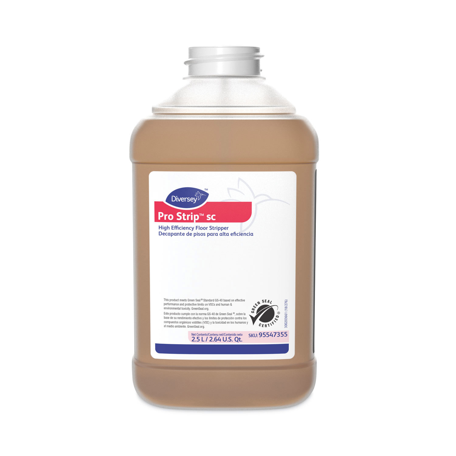 Floor Cleaners, Strippers & Sealers; Product Type: High Efficiency Floor Stripper ; Container Type: Bottle ; Container Size (fl. oz.): 84.50 ; Material Application: Terrazzo; Concrete Floors ; Composition: Water Based ; Solution Type: Concentrated