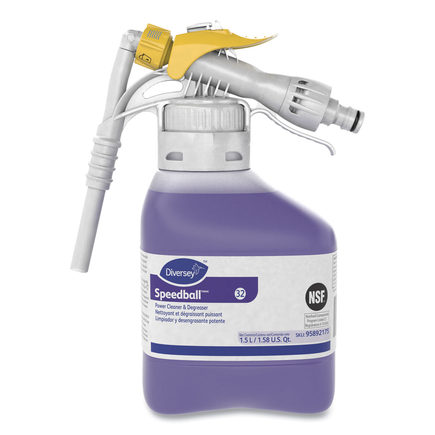 All-Purpose Cleaners & Degreasers; Degreaser Type: Cleaner/Degreaser ; Form: Liquid ; Container Type: Spray Bottle ; Container Size: 1.5 L ; Scent: Citrus ; Removes: Grease; Oil; Encrusted Soil; Tire Marks; Ink; Smoke; Carbon Film; Graffiti; Heel Marks