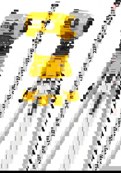 26x Magnification, 0.5 to 300 Ft. Measuring Range, Automatic Optical Level Kit