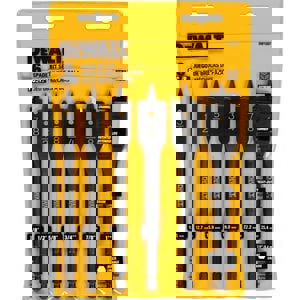 Drill Bit Set: Spade Drill Bits, 6 Pc, 1