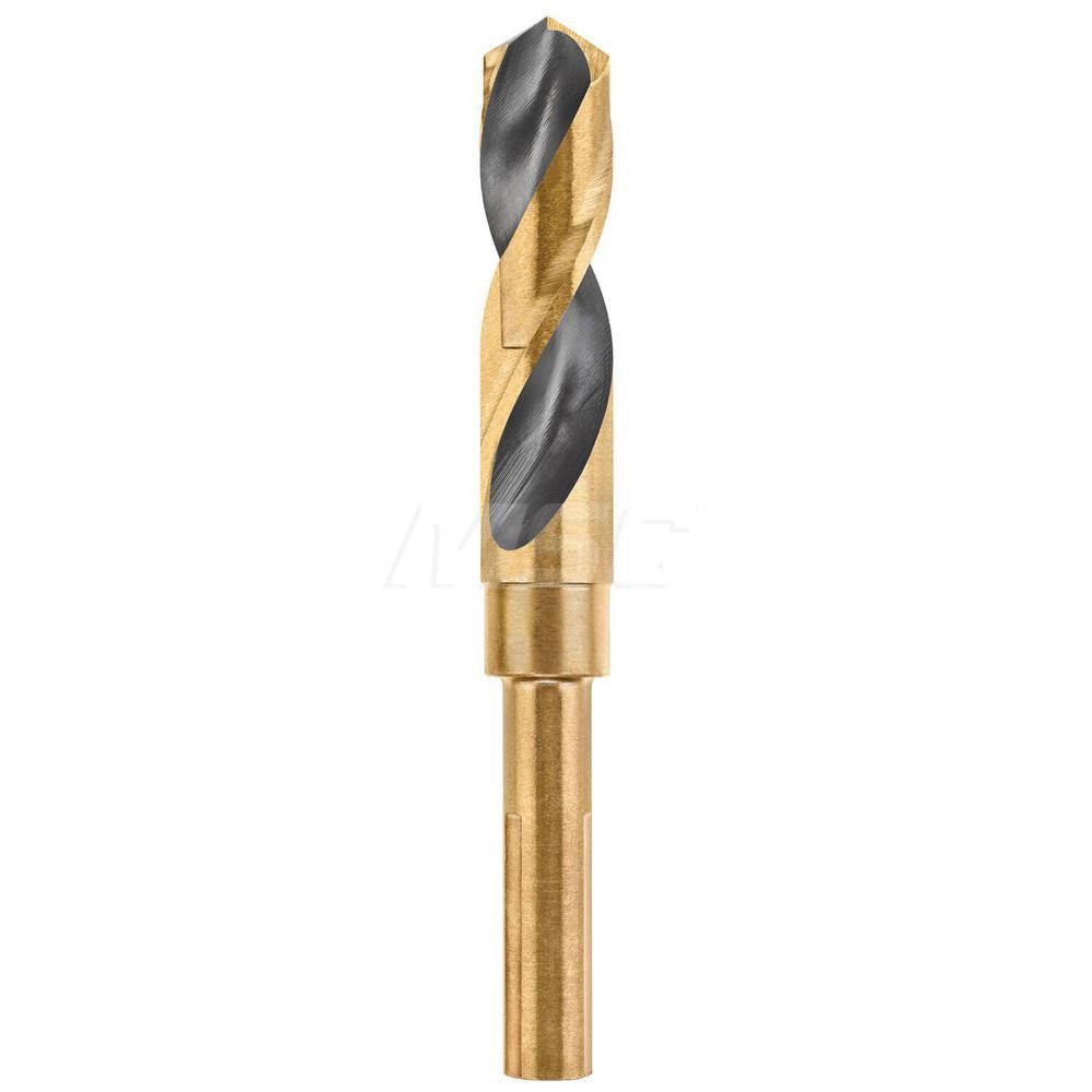 Reduced Shank Drill Bit: 3/4'' Dia, 1/2'' Shank Dia, 118 , High Speed Steel