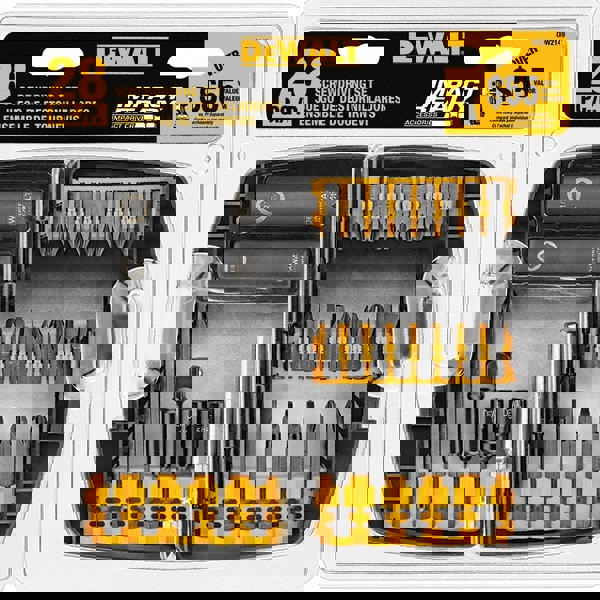 Power Screwdriver Bit Set Screwdriver Bit Set: 28 Pc, SQ1SQ2SQ3, 1/4