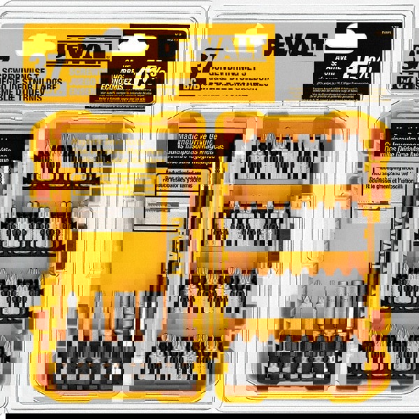 Power Screwdriver Bit Set Screwdriver Bit Set: 37 Pc, SQ1SQ2SQ3, 1/4