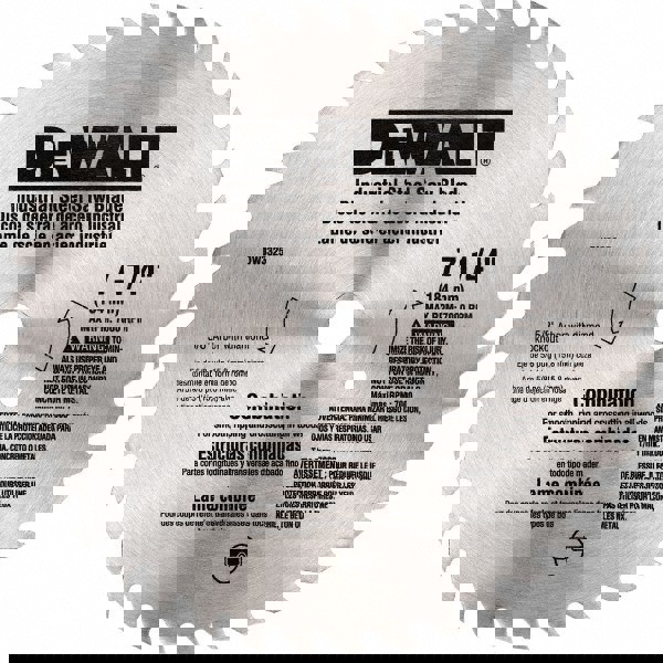 Wet & Dry Cut Saw Blade: 7-1/4