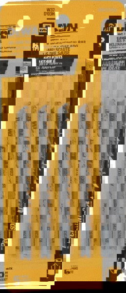 Jigsaw Blade: High Carbon Steel, 6 TPI, 0.06