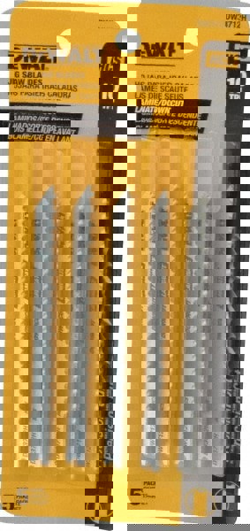 Jigsaw Blade: High Carbon Steel, 10 TPI, 0.06