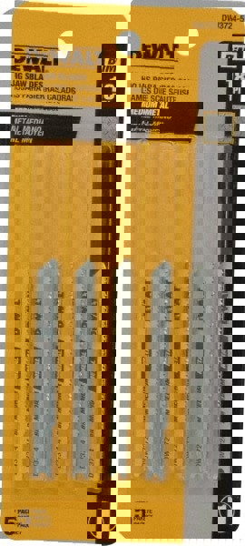 Jigsaw Blade: High Carbon Steel, 18 TPI, 0.0313