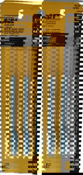 Jigsaw Blade: High Carbon Steel, 12 TPI, 0.06