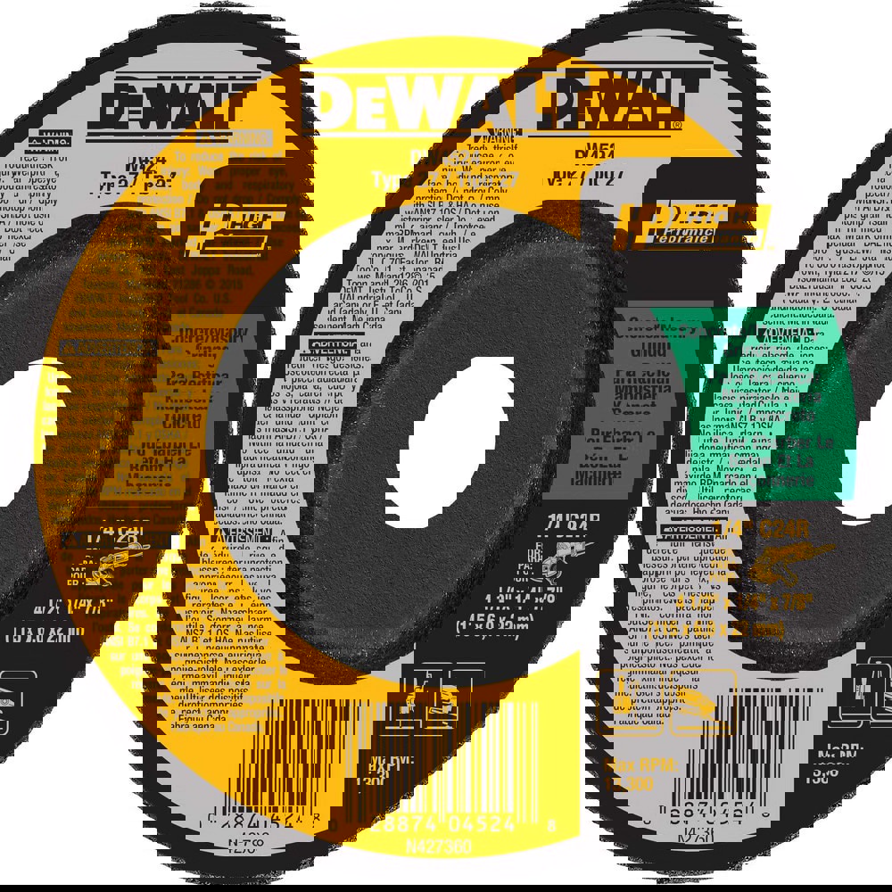 Depressed Grinding Wheel: Type 27, 4-1/2