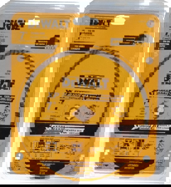 Wet & Dry Cut Saw Blade: 7