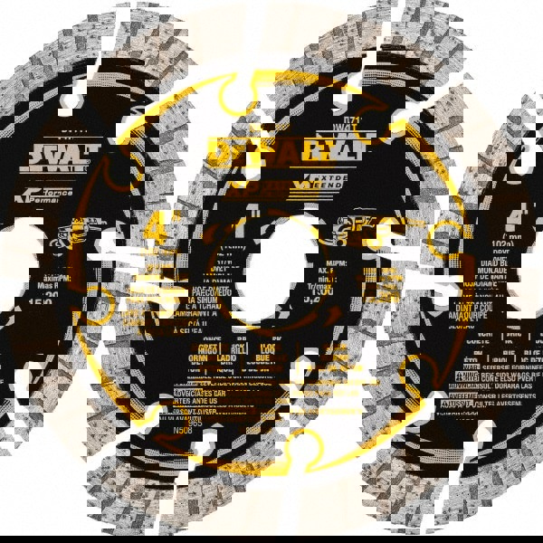 Wet & Dry Cut Saw Blade: 4