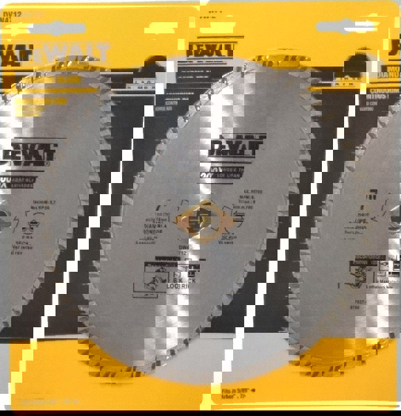 Wet & Dry Cut Saw Blade: 7