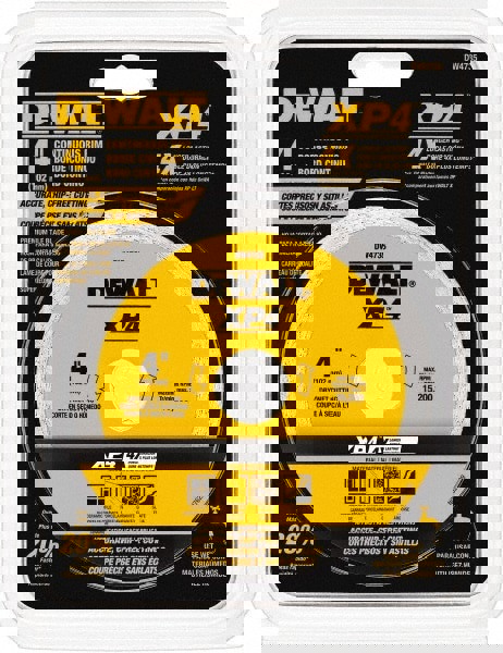 Wet & Dry Cut Saw Blade: 4