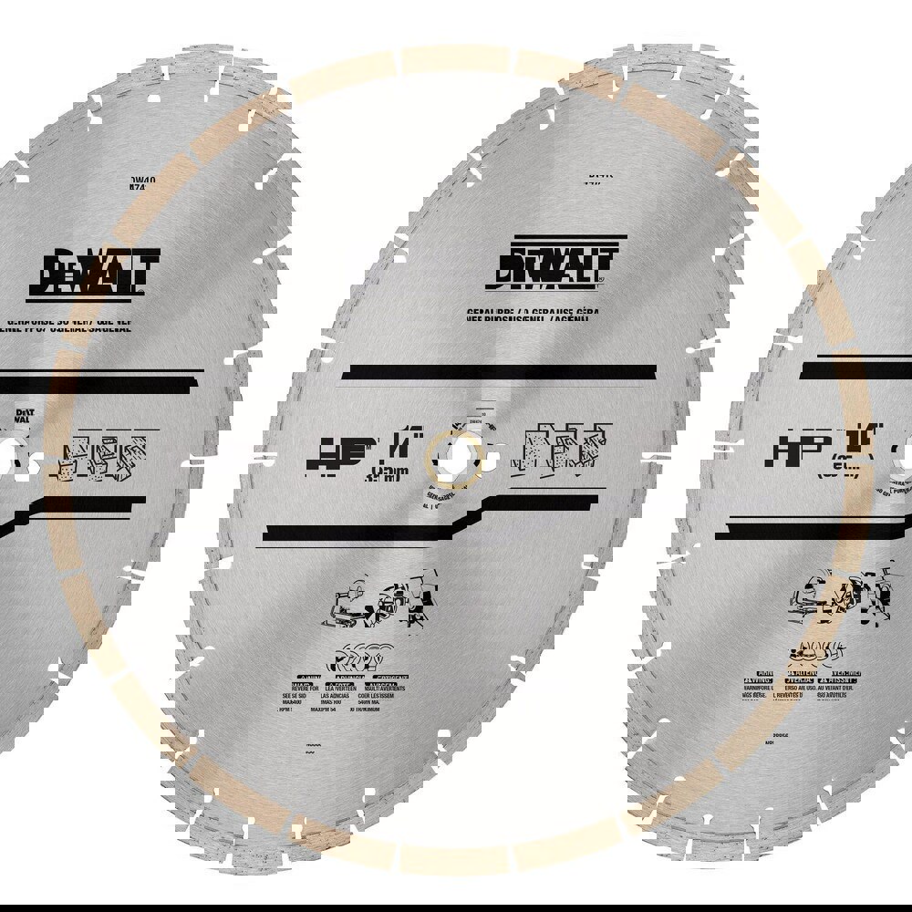 Wet & Dry-Cut Saw Blades; Blade Diameter (Inch): 14 ; Blade Material: Diamond-Tipped ; Blade Thickness (Inch): 1/8 ; Arbor Hole Diameter (Inch): 1 ; Number of Teeth: Continuous Edge ; Arbor Style: Round