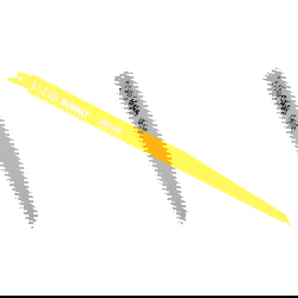 Reciprocating Saw Blades; Blade Material: Bi-Metal ; Blade Length (Inch): 12 ; Blade Width (Decimal Inch): 0.0750 ; Teeth Per Inch: 6 ; Blade Thickness (Decimal Inch): 0.0500 ; Profile Shape: Straight
