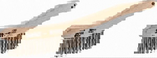 Scratch Brush, 19 Rows, 3 Columns, Stainless Steel