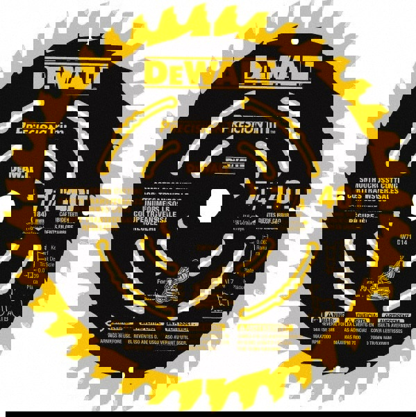 Wet & Dry Cut Saw Blade: 7-1/4