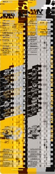 Power Planer & Joiner Accessories; Accessory Type: Planer Blade ; For Use With: DW735 ; Arbor Size (Inch): 1 ; Product Service Code: 5130 ; Blade Diameter: 13 ; UNSPSC Code: 27112800