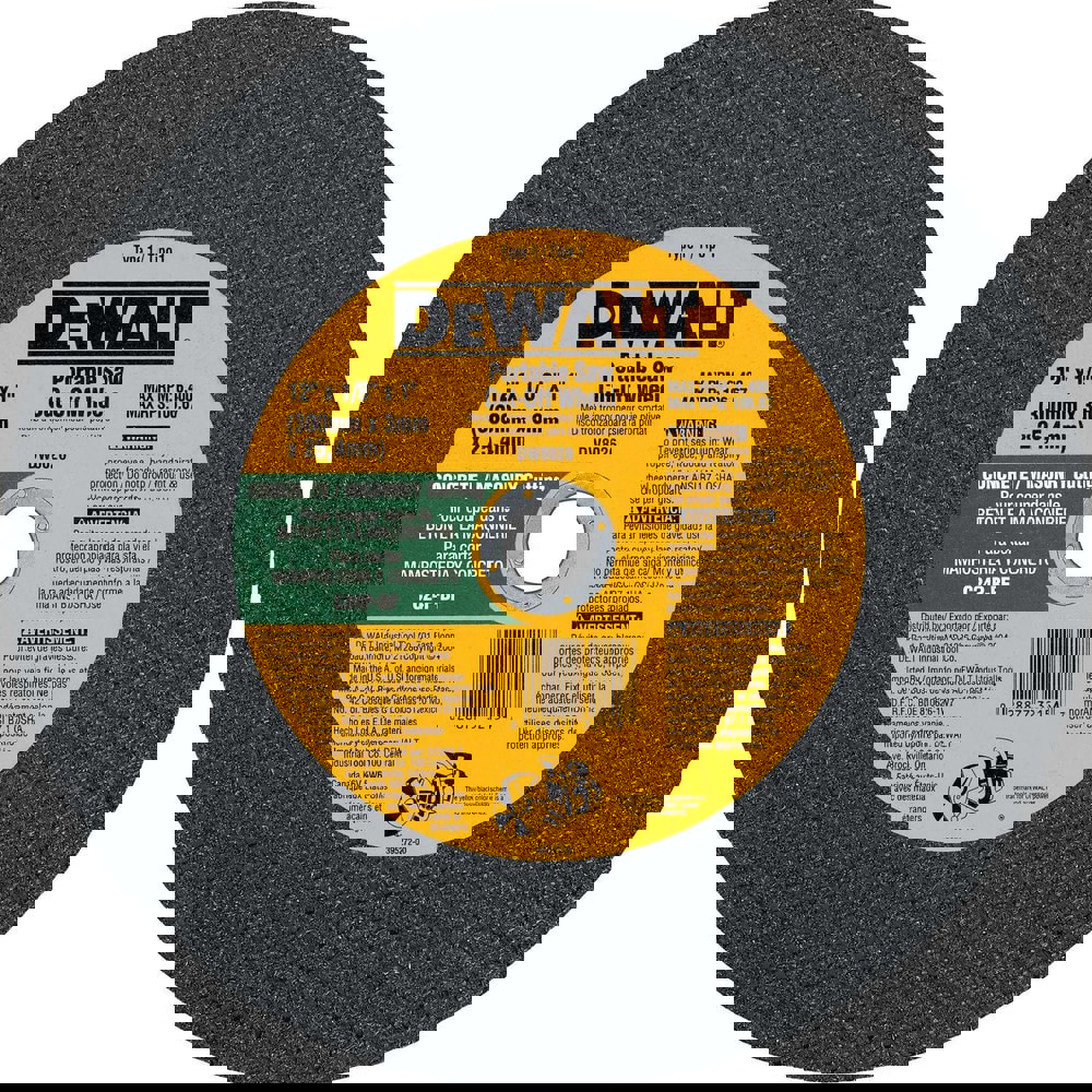 Cut-Off Wheel: Type 1 (01/41), 12