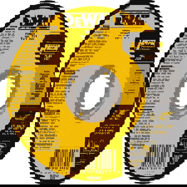 Cut-Off Wheel: Type 1 (01/41), 4-1/2